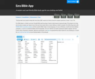 Ezrabibleapp.net(Ezra Bible App) Screenshot