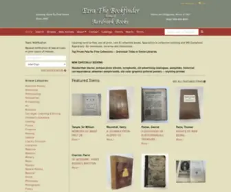 Ezrabook.com(Aardvark Books) Screenshot