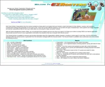 Ezrosters.com(Roster Management System) Screenshot