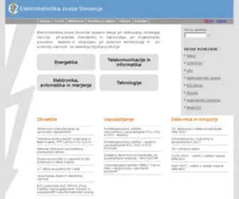 EZS-Zveza.si(Elektrotehniška zveza Slovenije) Screenshot