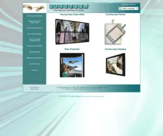 Ezscreen.com(Touch Screen Technology Made Affordable) Screenshot