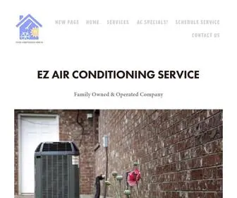 Ezserviceandventcleaning.com(EZ Air Conditioning Service) Screenshot