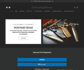 Ezsharpening.com(Mizutani Shears) Screenshot