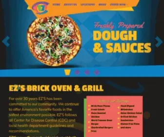 Ezsrestaurants.com(EZ's Brick Oven and Grill) Screenshot