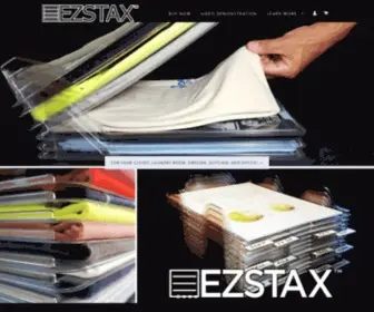 Ezstax.com(EZSTAX Closet Organizers STAY Organized with our interlocking dividers) Screenshot