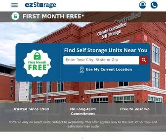 Ezstorage.com(Storage Units in Maryland) Screenshot