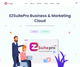 Ezsuitepro.com(All in one business marketing cloud software) Screenshot