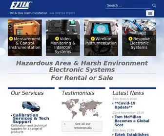 Eztek.co.uk(Data Loggers) Screenshot