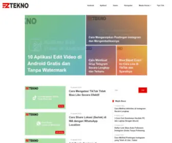 Eztekno.com(Situs Tekno Terbaru Anti Kudet) Screenshot