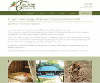 Ezulwini.co.za(Ezulwini Game Lodge) Screenshot