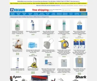 Ezvacuum.com(Free Shipping on Top Vacuum Cleaners) Screenshot