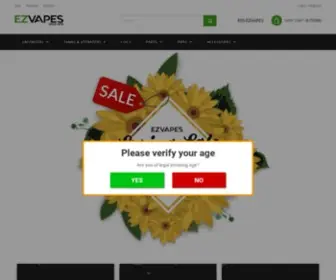 Ezvapes.com(Vaporizers, Pipes, & Smoking Accessories) Screenshot