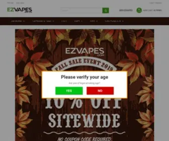 Ezvaporizers.com(Vaporizers, Pipes, & Smoking Accessories) Screenshot