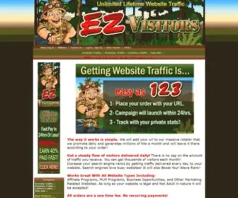 Ezvisitors.com(Lifetime Website Traffic) Screenshot