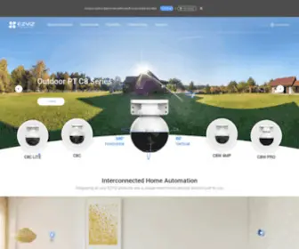 Ezviz.com(Creating Easy Smart Homes) Screenshot