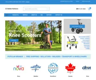 Ezwalkerrollators.com(EZ Walker) Screenshot