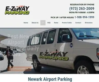 Ezwayparking.com(Newark Airport Parking has never been easier. E) Screenshot