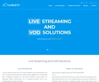 Ezwebtv.com(If you are looking for video live streaming or on) Screenshot