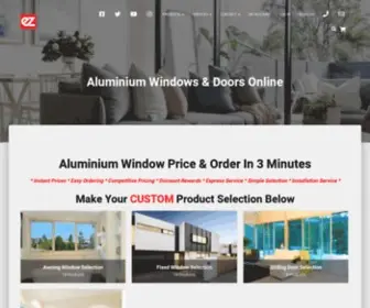 Ezwindows.com.au(Aluminium Windows & Doors Melbourne) Screenshot