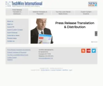 Ezwire.com(TechWire International) Screenshot