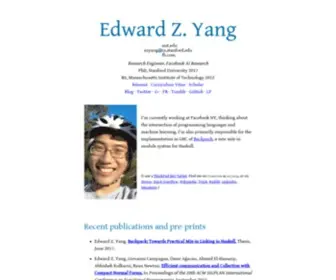 Ezyang.com(Edward Z) Screenshot
