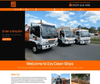 Ezycleanskips.com.au(Ezy Clean Skips) Screenshot