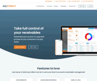 Ezycollect.com.au(Accounts Receivable Automation Software) Screenshot