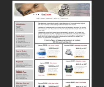 Ezycount.com(Ezycount coin sorter counter) Screenshot