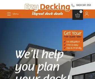 Ezydecking.com.au(Ezy Decking) Screenshot