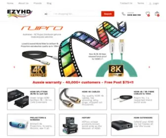 EzyHD.com.au(HDMI Cables for TV & Home Theatre) Screenshot