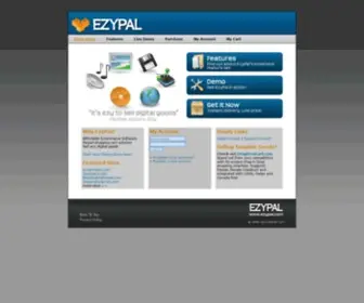 Ezypal.com(Paypal shopping cart) Screenshot