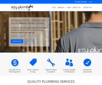 Ezyplumb.com.au(24 Hour Plumbers Bayside Melbourne) Screenshot