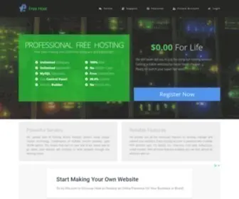 Ezyro.com(Free Unlimited Web Hosting with PHP) Screenshot