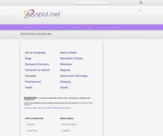 Ezyspot.net(Web Directory) Screenshot
