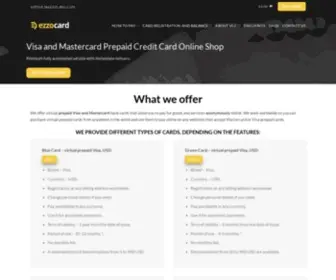 Ezzocard.online(Virtual credit cards) Screenshot
