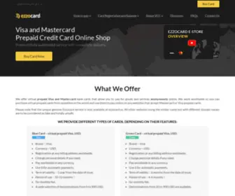 Ezzocard.su(Virtual credit cards) Screenshot