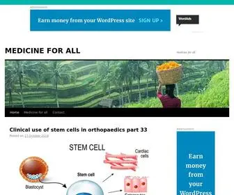 Ezzy2017.com(MEDICINE FOR ALL) Screenshot