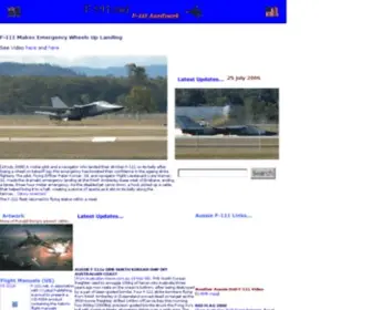 F-111.net(Page 1) Screenshot