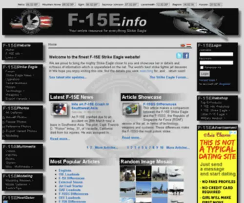 F-15E.info(F 15 E info) Screenshot