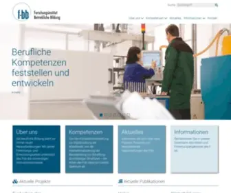 F-BB.de(F-bb Forschungsinstitut Betriebliche Bildung) Screenshot