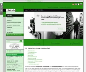 F-Britsch.com(Präzisionswerkzeuge) Screenshot