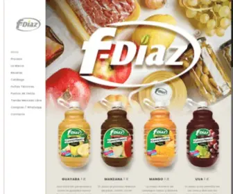 F-Diaz.com.mx(Nutrir y cuidar al mundo) Screenshot