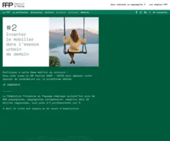 F-F-P.org(Fédération Française du Paysage) Screenshot