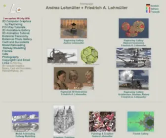 F-Lohmueller.de(Homepage of Andrea and Friedrich Lohmueller) Screenshot