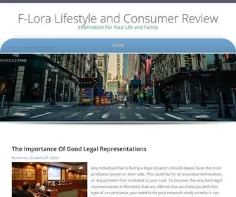 F-Lora.com(Information For Your Life and Family) Screenshot