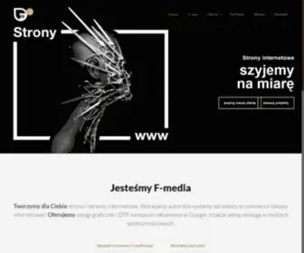 F-Media.pl(Projektowanie i tworzenie stron internetowych Warszawa) Screenshot