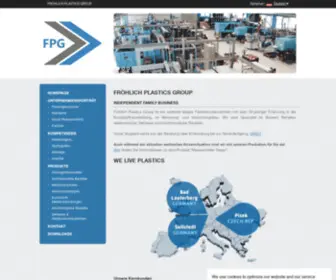 F-Plast.com(Fröhlich Plastics Group) Screenshot