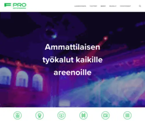 F-Pro.fi(F-Pro Esitystekniikka) Screenshot