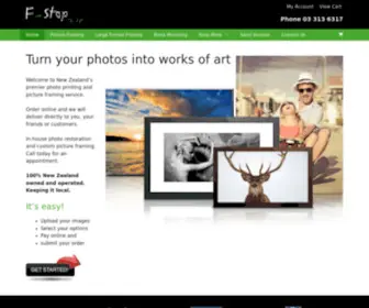 F-Stop.co.nz(Frame Your Photos Online) Screenshot