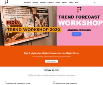 F-Trend.com(F-trend is the leading Global fashion forecasting company, Trend Mapping the 19 clothing category, accessories to footwear fashion forecast from our global network) Screenshot
